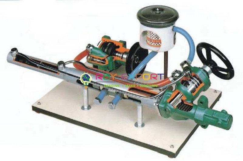 Rack And Pinion Gearbox (Sectioned Units) Trainerfor Engineering Schools