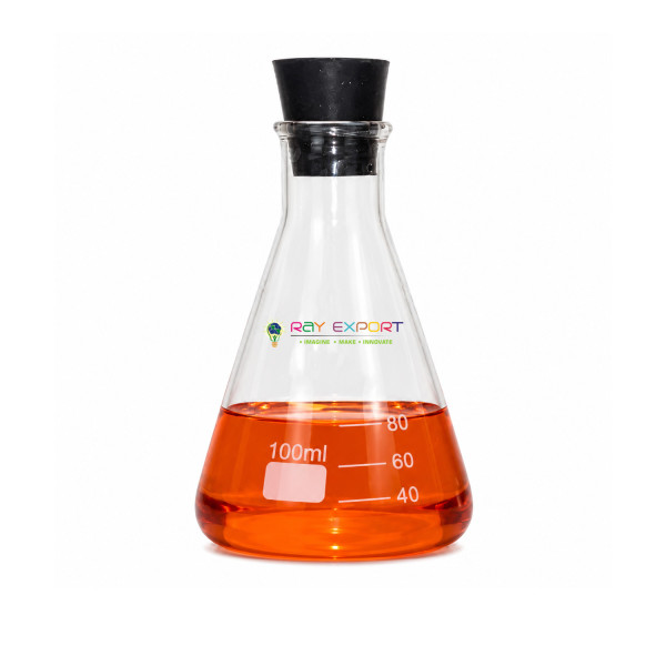 Conical Pot (Erlenmeyer) With Emery Stopper