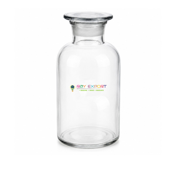 Glass Bottle, Wide Mouth