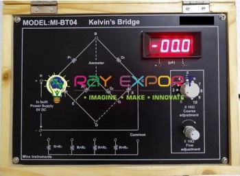 Kelvin`S Bridge Trainer For Electronics Teaching Labs