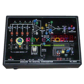 Analog To Digital (A/D) Converter Trainer For Instrumentation Electric Labs