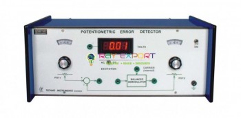 Potentiometric Error Detector For Instrumentation Electric Labs