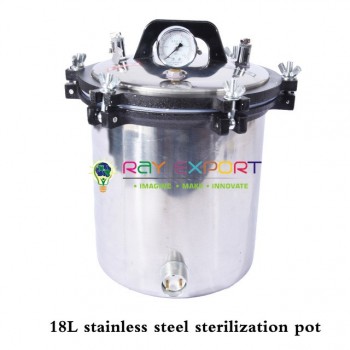 Autoclave, Portable, Stainless Steel, Pressure Cooker Type (Sterilizer Pressure Type)