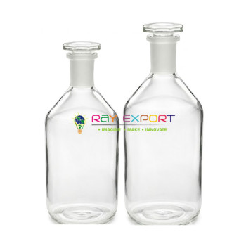 Bottles of Colorless Glass with Stoppers for Reactants
