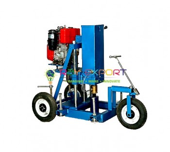 Core Cutting & Drilling Machines (Diesel Engine Driven) for Rock Testing Lab