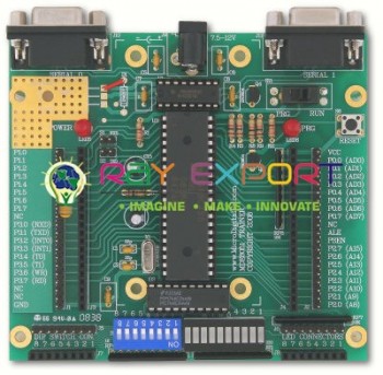 8051 Development Board For Vocational Training And Didactic Labs