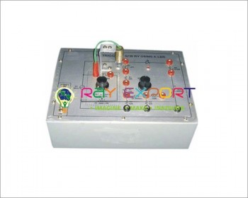 SCR Triggering Techniques Trainer For Power Electronics Teaching Labs