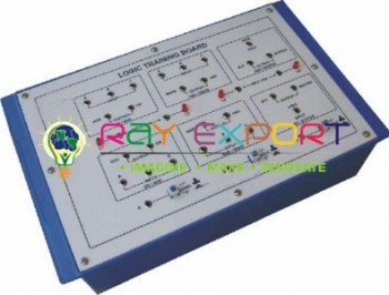 Logic Training Board On OR/NOR, AND/NAND, NOT/Buffer For Vocational Training And Didactic Labs