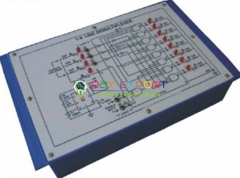 1 : 8 Line Demultiplexer (Digital) For Vocational Training And Didactic Labs 2