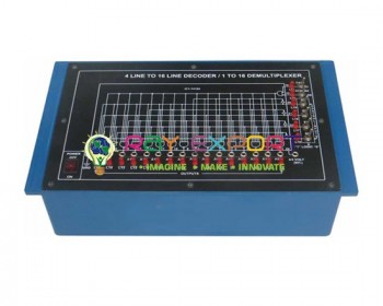 4 Line To 16 Line Decoder/ 1 To 16 Demultiplexer Electronics Lab Trainers For Vocational Training And Didactic Labs