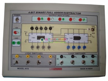 4-Bit Binary Full Adder And Subtractor Electronics Lab Trainers For Vocational Training And Didactic Labs