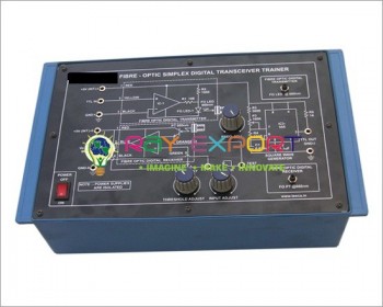 Fiber Optic Simplex Digital Transceiver Trainer & Kit For Electrical Lab For Vocational Training And Didactic Labs