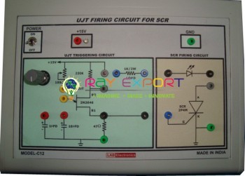 UJT Firing Circuit Of SCR For Power Electronics Training Labs For Vocational Training And Didactic Labs