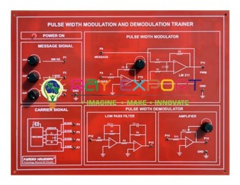 Study of Pulse Width Modulation & Demodulation Experiment Apparatus