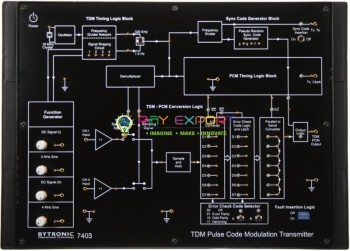 TDM Pulse Code Modulation Receiver Trainer Experiment Apparatus