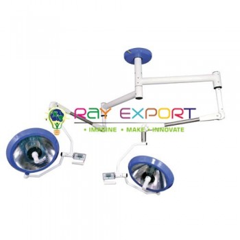 Ceiling Shadowless Surgical Operating Lamp Twin Dome One + One Reflector Sp