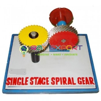 Single Stage Spiral Gears Engineering Training Model For Engineering Schools