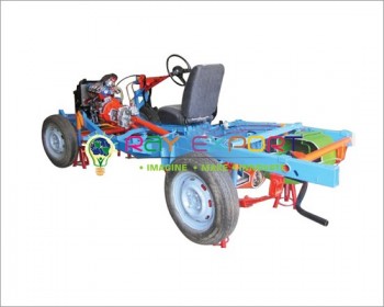 Actual Cut Section Car Chassis 4 Stroke 4 Cylinder Petrol Engine For Engineering Schools
