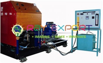 Multi Cylinder 4 Stroke Petrol Engine Test Rig For Engineering Schools