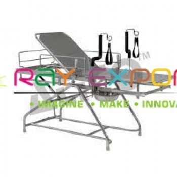 Gynecology Table, Dismantled with Accessories