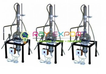 Automatic All Glass Distillation Apparatus, Triple Stage