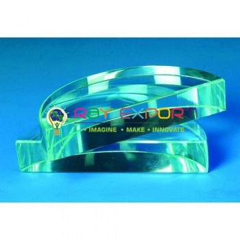Glass Semi Circular Blocks