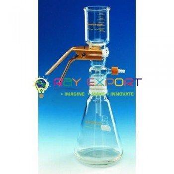Filtration Micro Filter Holder Assembly with Ground Glass Joint