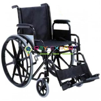 Wheelchair with Detachable Armrest & Footrest