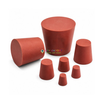 Rubber Stoppers of Various Diameters Without Holes