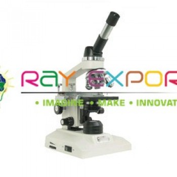 Medical Microscope for Secondary School with Inclined Tube