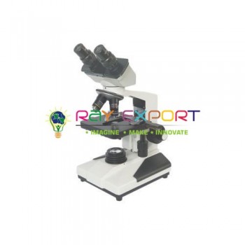 Binocular Research Microscope, Coaxial Focussing 45°