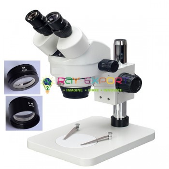 Inclined Stereo Microscope, with Extension Pillar