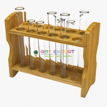 Test Tube Stand and other Laboratory Products of Steamed Beech