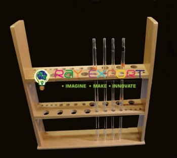 Pipette Stand, Vertical, Wooden