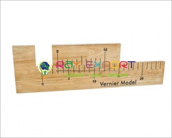 Vernier Calliper, Demonstration, Wooden