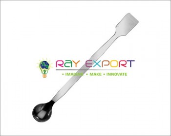 Spatula, Superior, Laboratory, One Side Flat, One Side Spoon