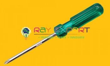 Screw Driver, Plastic Handle (Flat Type)