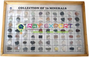 Minerals Set, Collection of 70 Minerals
