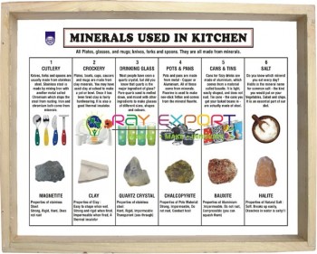 Minerals Used in the Kitchen, Set of 6