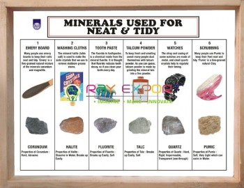 Minerals Used for Neat & Tidy, Set of 6