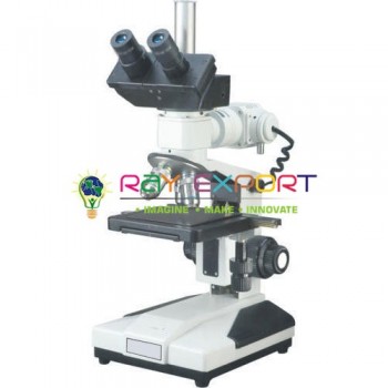 Coaxial Trinocular Microscope for Science Lab