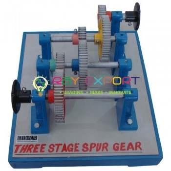 Three stage Spur gears