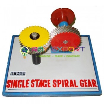 Single Stage Spiral Gears