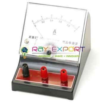 Meter - Dual Scale Ammeter For Physics Lab