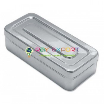 Instrument Tray With Cover, Stainless Steel