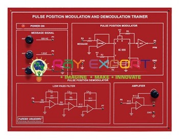 Pulse Position Modulation And Demodulation Trainer For Vocational Training And Didactic Labs